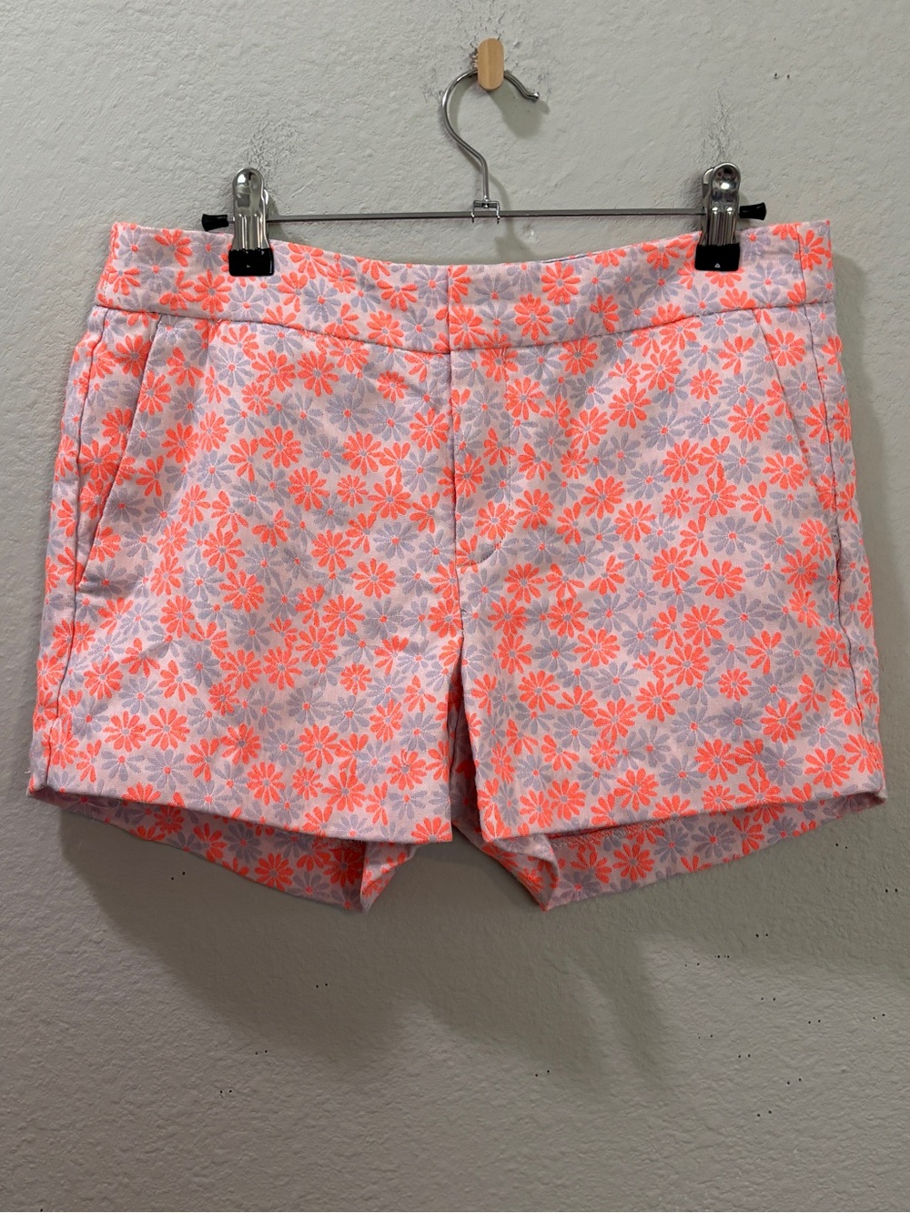 Banana Republic Neon Floral Hampton Shorts Size 4